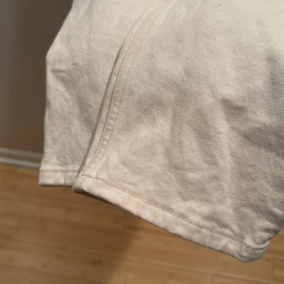 Everlane Cream Straight Leg Jeans - Picture 6 of 7